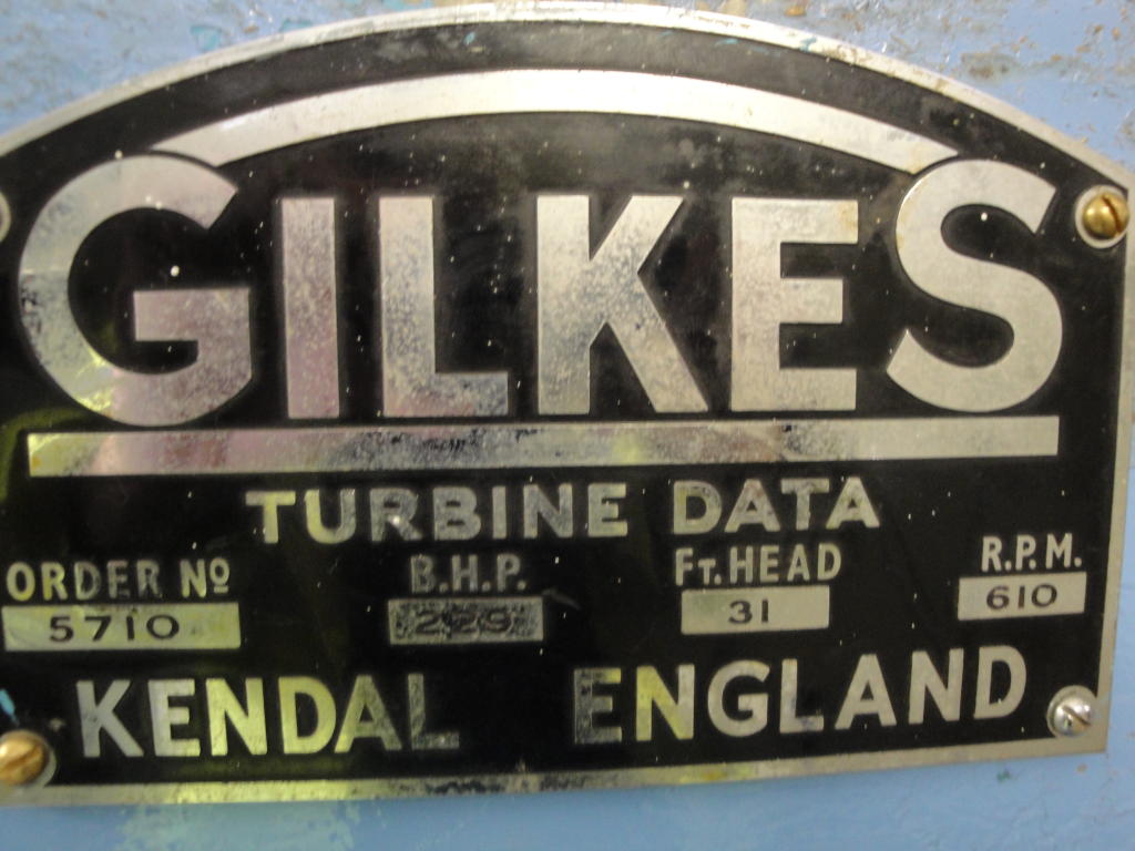 An image of a Gilkes Turbine from Kendal