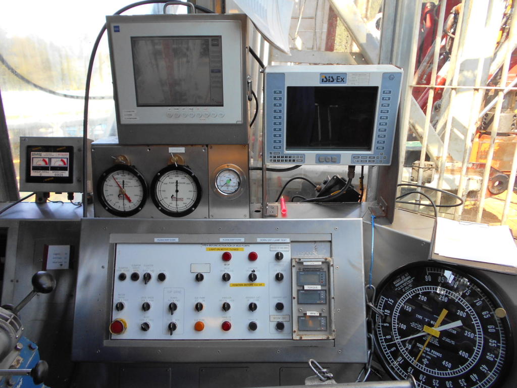 The operator controls room used to control a top drive system
