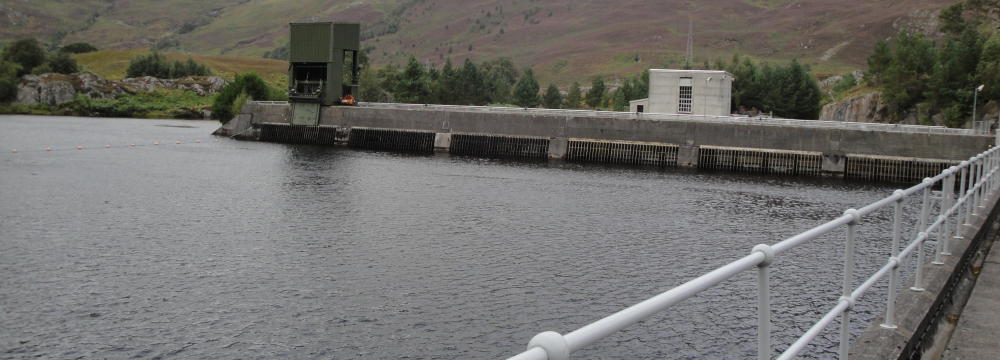 Hydro Electric Dam Wall Photograph