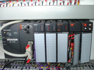 An image of a Mitsubishi A Series PLC