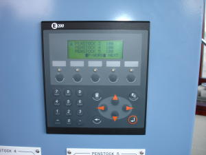 A picture of a mitsubishi e200 hmi