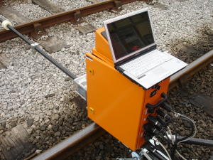 Mitsubishi MX Sheet PLC Data Transfer used in an Automated Railway Survey Machine